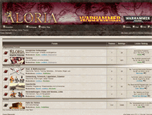 Tablet Screenshot of forum.aloria.de